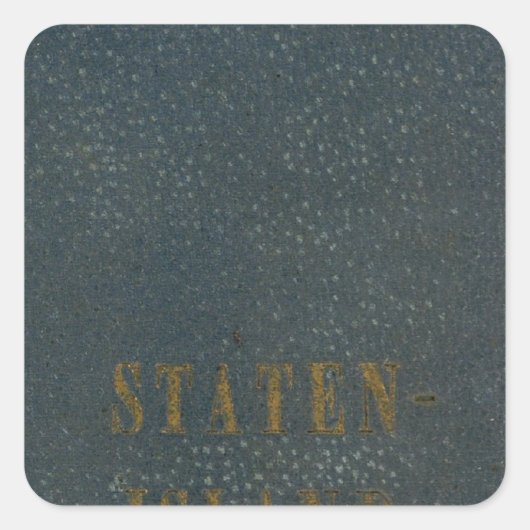 Staten Island Vierkante Sticker (Voorkant)