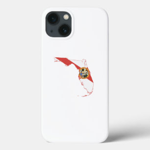 Statenvlag en -kaart van Florida iPhone 13 Hoesje