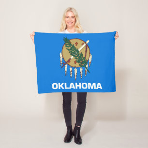 Statenvlag Oklahoma, Verenigde Staten Fleece Deken