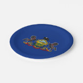 Statenvlag Pennsylvania Papieren Bordje (Gekanteld)