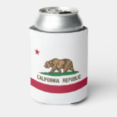 Statenvlag van Californië Blikjeskoeler (Blikje Achterkant)
