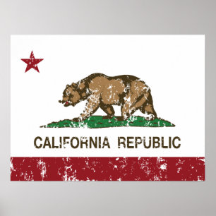 Statenvlag van Californië Poster