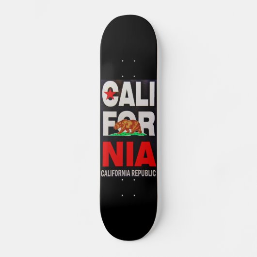 Statenvlag van Californië Skateboard (Voorkant)