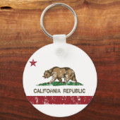 Statenvlag van Californië Sleutelhanger (Voorkant)