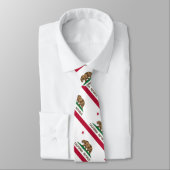 Statenvlag van Californië Stropdas (Gebonden)