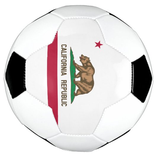 Statenvlag van Californië Voetbal (Gedraaid)
