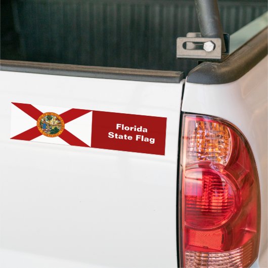 Statenvlag van Florida Bumpersticker (Op Truck)