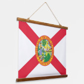 Statenvlag van Florida Hangend Wandkleed (Gebogen)