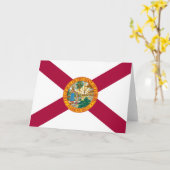 Statenvlag van Florida Kaart (Gele Bloem)