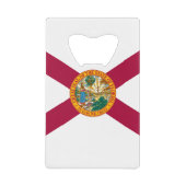 Statenvlag van Florida Kredietkaart Flessenopener (Voorkant)