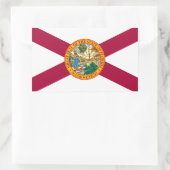 Statenvlag van Florida Rechthoekige Sticker (Tas)