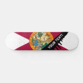 Statenvlag van Florida Skateboard (Horizontaal)