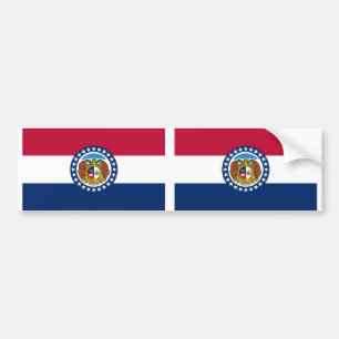 Statenvlag van Missouri Bumpersticker