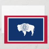 Statenvlag Wyoming Briefpapier (Voorkant / Achterkant)