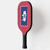 Statenvlag Wyoming, Verenigde Staten Pickleball Paddle (Links)