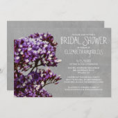 Statice Bridal Shower Invitations Kaart (Voorkant / Achterkant)