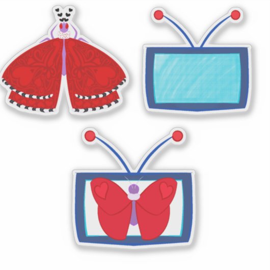 StaticMoth Sticker (Voorkant)