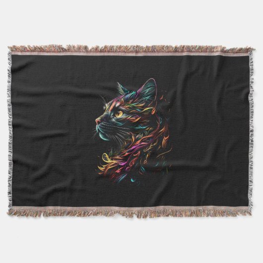 Statie Feline profiel Deken (Voorkant)