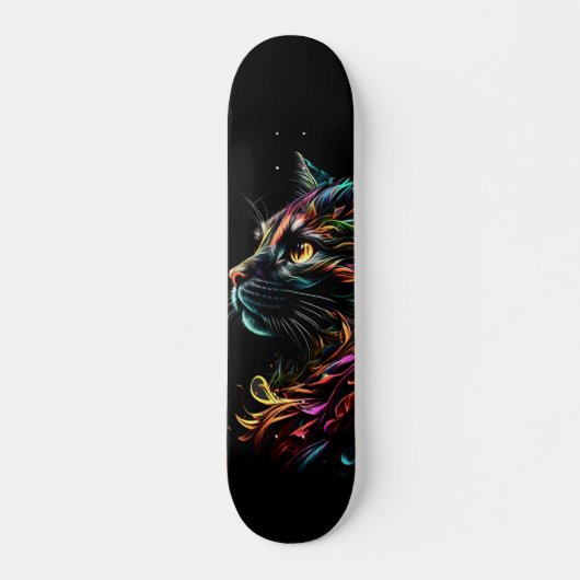 Statie Feline profiel Skateboard (Voorkant)