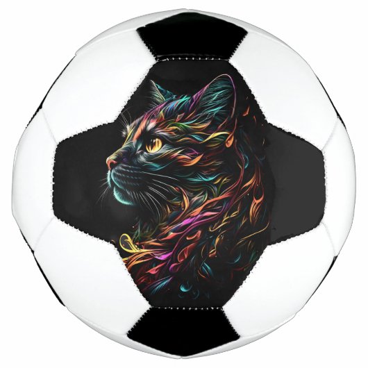 Statie Feline profiel Voetbal (Voorkant)