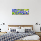 Statige Bluebonnets Canvas Afdruk (Insitu (Slaapkamer))