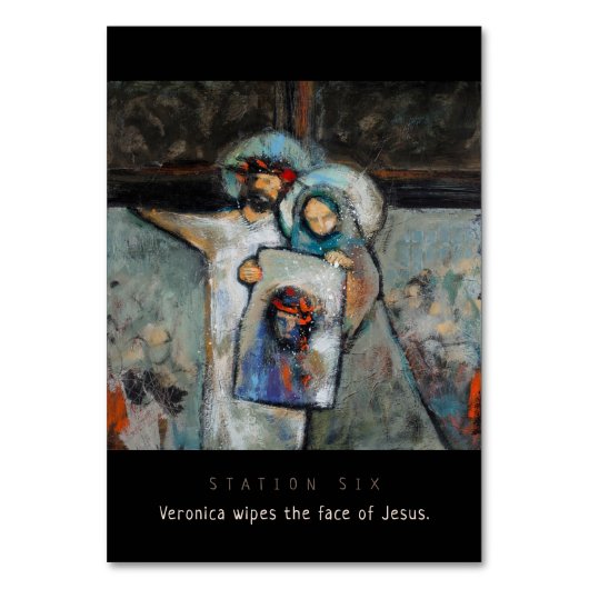 Station 6, Veronica essuie-glace, Carte de prière (Par défaut)