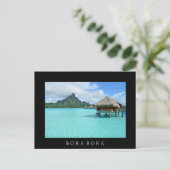 Station balnéaire sur Bora Bora carte frontière no (Debout devant)