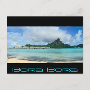 Station balnéaire sur Bora Bora Carte panoramique