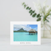 Station balnéaire sur Bora Bora Carte postale en t (Debout devant)