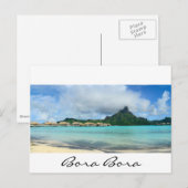 Station balnéaire sur Bora Bora pana carte postale (Devant / Derrière)