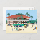 Station Boca Grande Railroad 1928 Briefkaart (Voorkant / Achterkant)