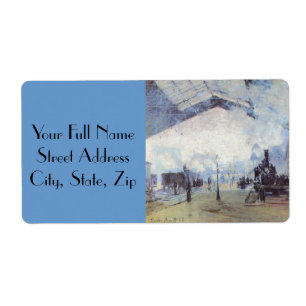 Station Claude Monet Train Etiket