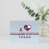 Station College, Texas Briefkaart (Staand voorkant)