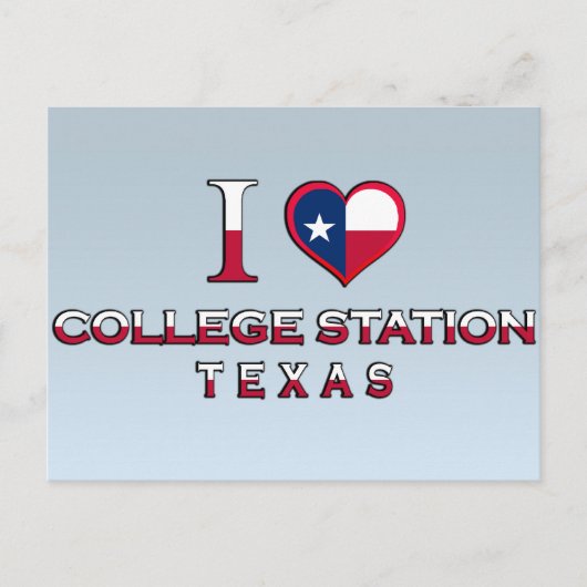 Station College, Texas Briefkaart (Voorkant)