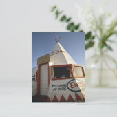STATION DE GAZ TEPEE SUR LA ROUTE 66 CARTE POSTALE (Debout devant)