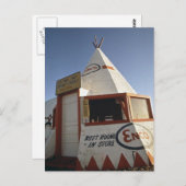 STATION DE GAZ TEPEE SUR LA ROUTE 66 CARTE POSTALE (Devant / Derrière)