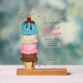 Station de glace estivale Fête des mariées moderne (Neutre)