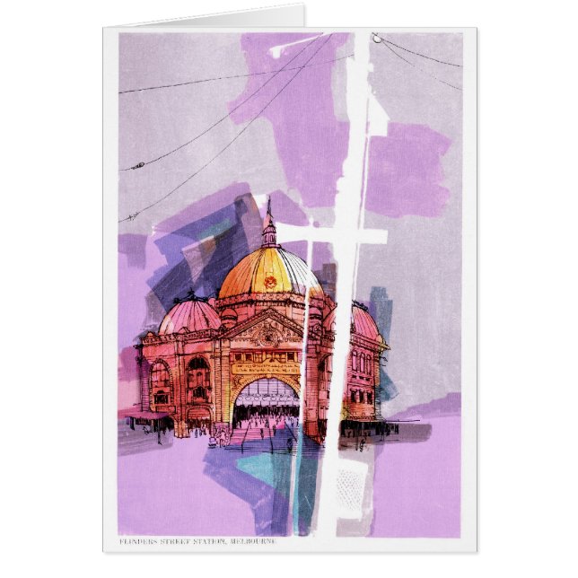 Station de rue de Flinders, Melbourne (Devant)