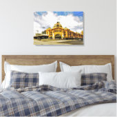 Station de rue Flinder 24" x 16" toile (Insitu(Chambre))