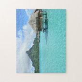 Station de vacances d'Overwater sur le puzzle (Vertical)