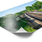 Station Deighton, Huddersfield Foto Afdruk (Hoek)