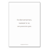 Station Dix, Jésus dépouillé, Carte de prière (Dos)