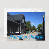 Station Hamilton Ontario Briefkaart (Voorkant / Achterkant)