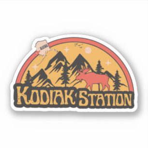 Station Kodiak, Autocollant Alaska