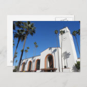 Station Los Angeles Briefkaart (Voorkant / Achterkant)