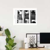 Station Michigan Central Train Poster (Thuiskantoor)