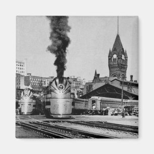 Station Milwaukee Railroad Milwaukee Magneet