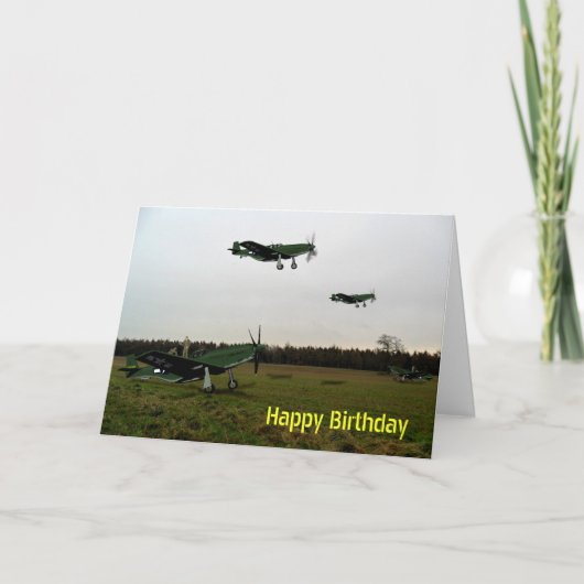 Station Mustang Norfolk 1943 Kaart (Voorkant)