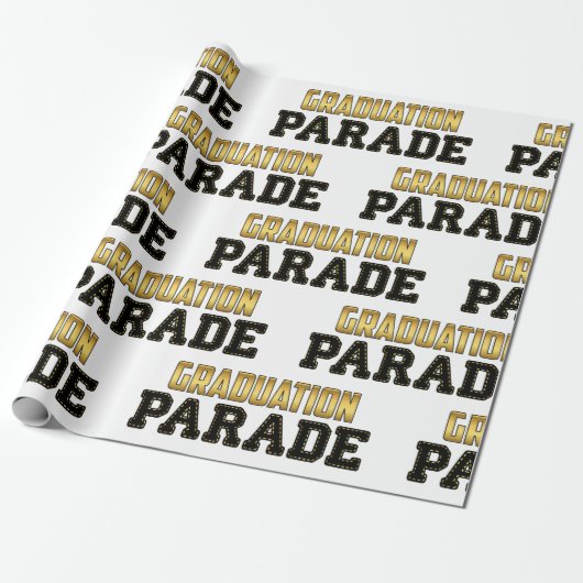 Station op Afstuderen Parade Cadeaupapier (Uitgerold)