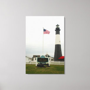 Station phare de Tybee Island toile Imprimer